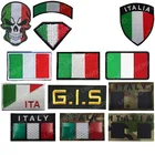 Флагом италии инфракрасный светоотражающие вышитая нашивка в стиле милитари тактическая повязка на руку череп аппликация сделай сам патчи для одежды бесплатная доставка