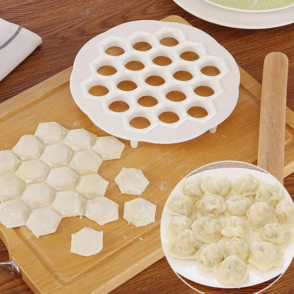 

19 Holes Dumpling artifact Ravioli dumplings Tool Maker mold Cooke Dumplings Making Mold kitchen accessories