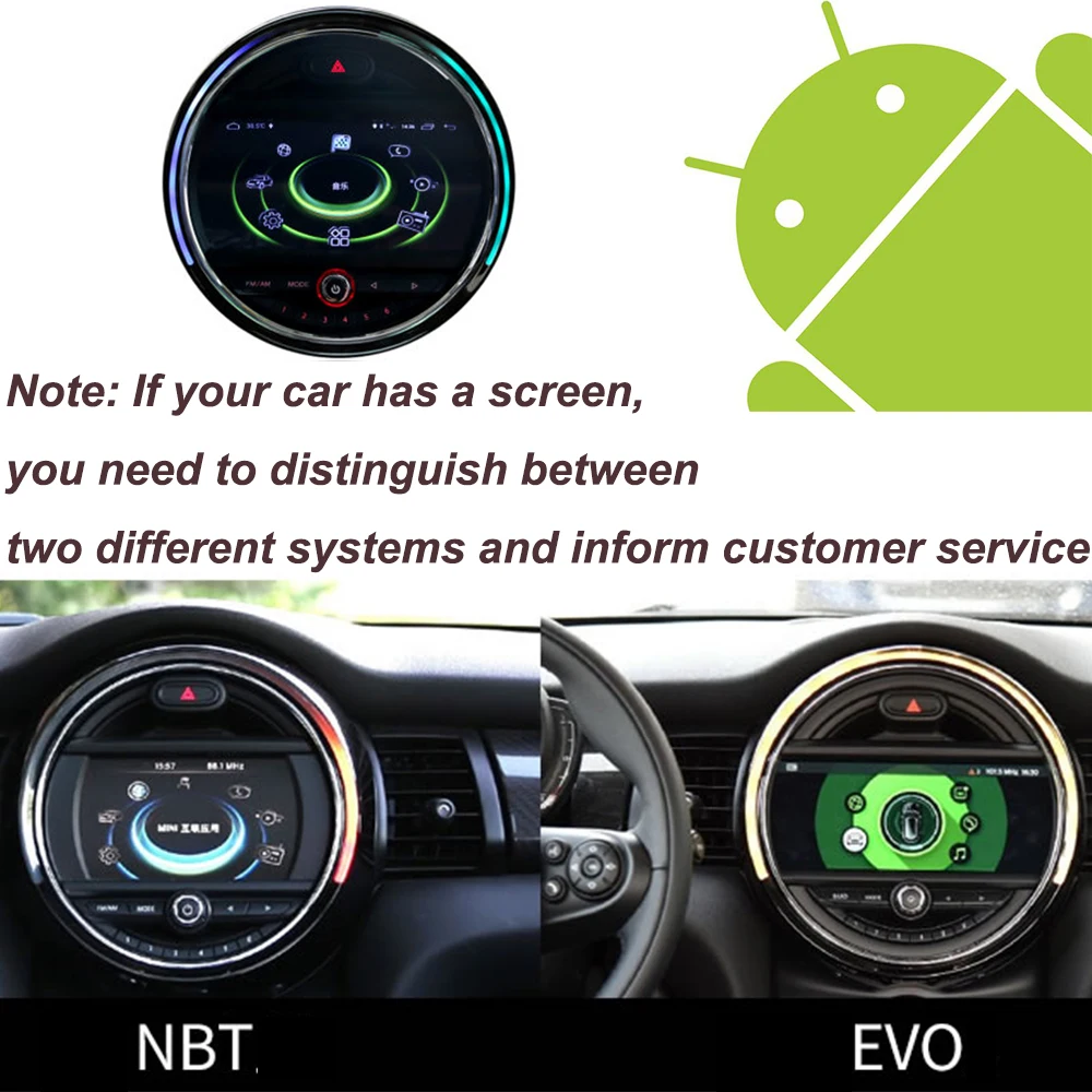 Android мультимедийный плеер для BMW MINI ONE F55 F56 Cooper S 2014-2019 автомобильное радио 9 дюймов