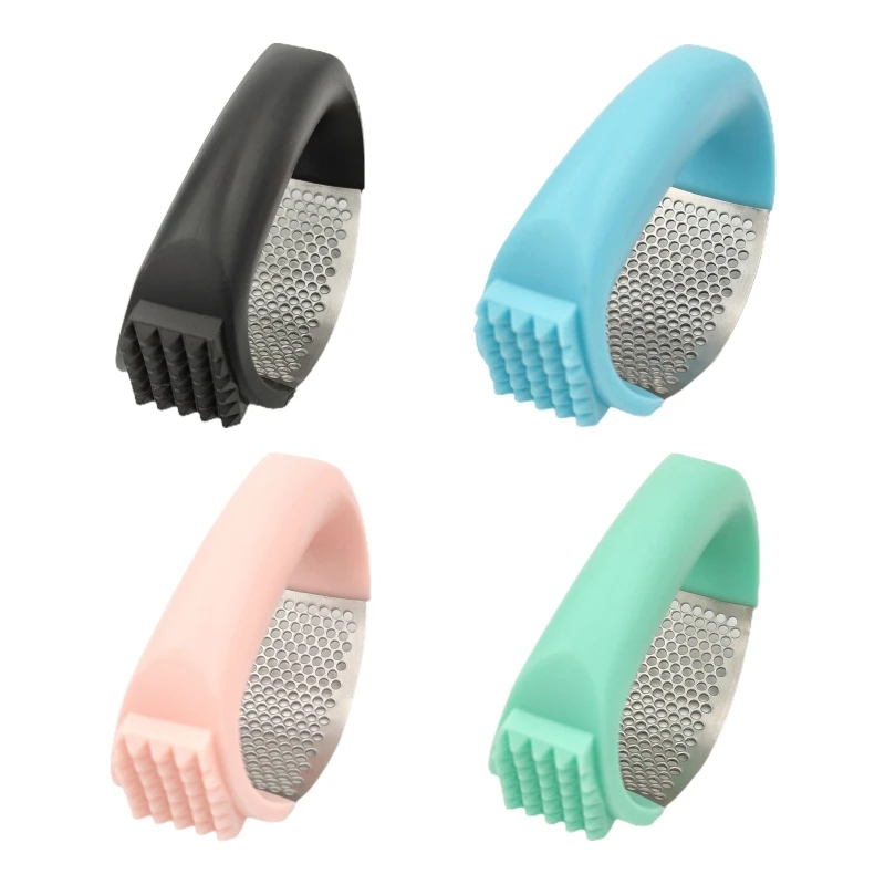 Многофункциональная 2 в 1 Ручной чеснок Пресс измельчитель Нержавеющая сталь