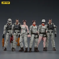 6pcsset new 118 joytoy 10 5cm action figure mech maitenance type ab female soldier military model toys collection