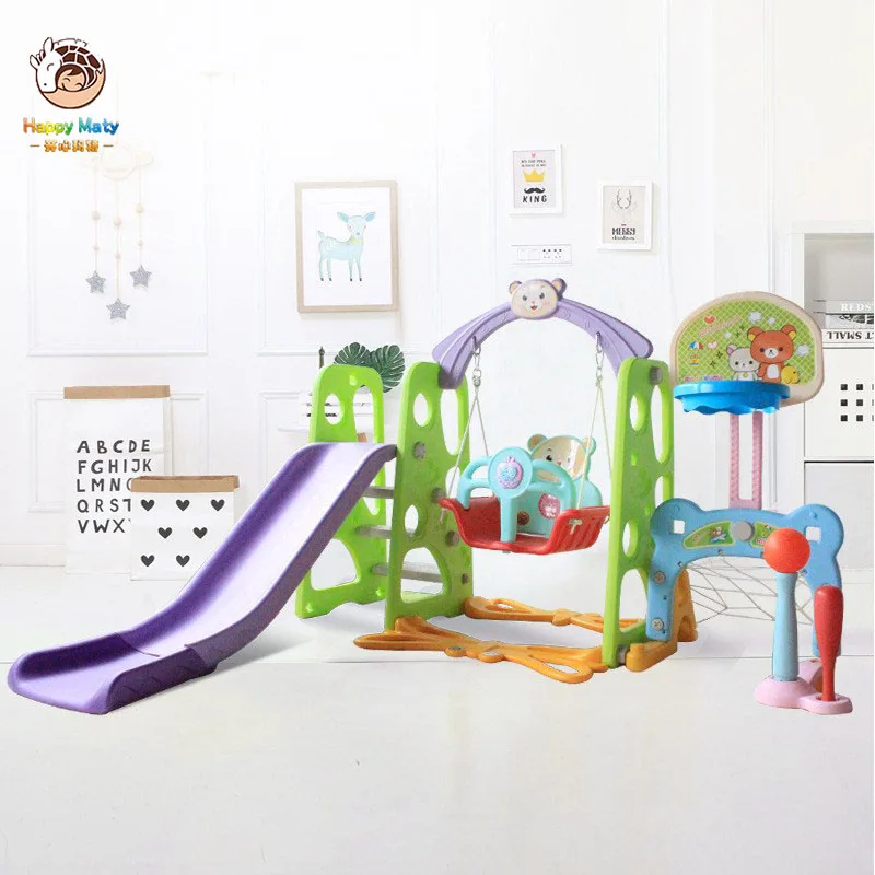 Детская домашняя горка многофункциональная комбинация с водяной доской