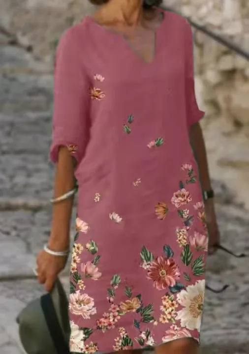 Белое женское платье с цветочным принтом Vestidos повседневные элегантные платья Para