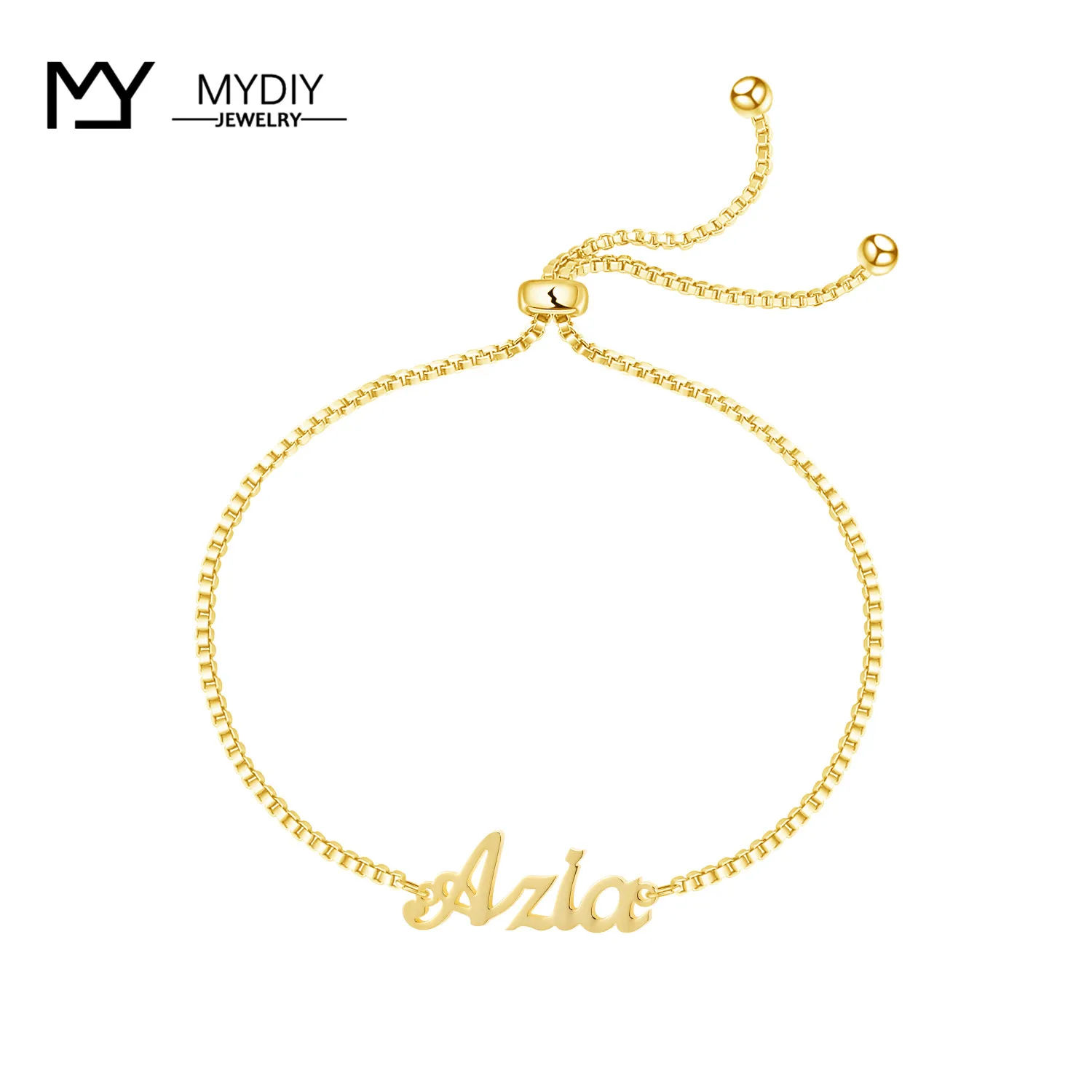 Индивидуальные именные браслеты с подвесками женские и детские ювелирные