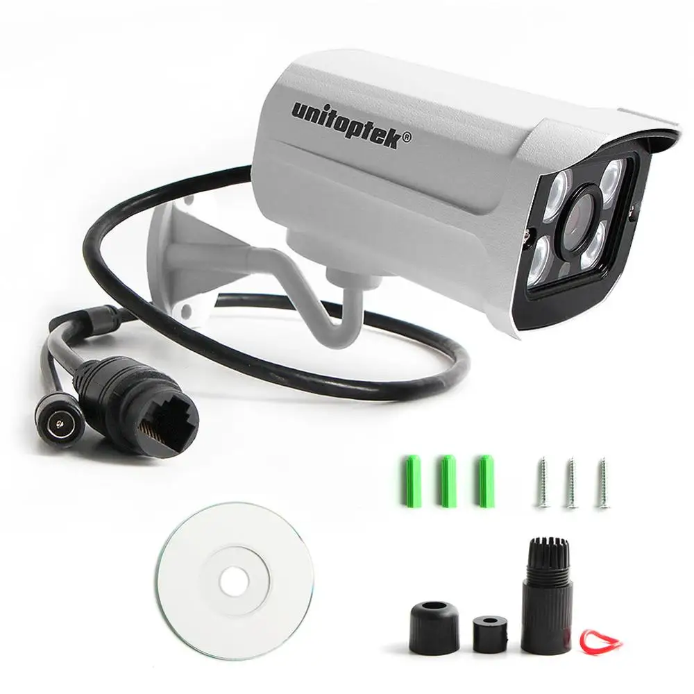 HD 4MP Bullet POE IP Camera Outdoor Waterproof H.265 Video Network Security Cam Night Vision IR 20M Onvif XMEYE | Безопасность и