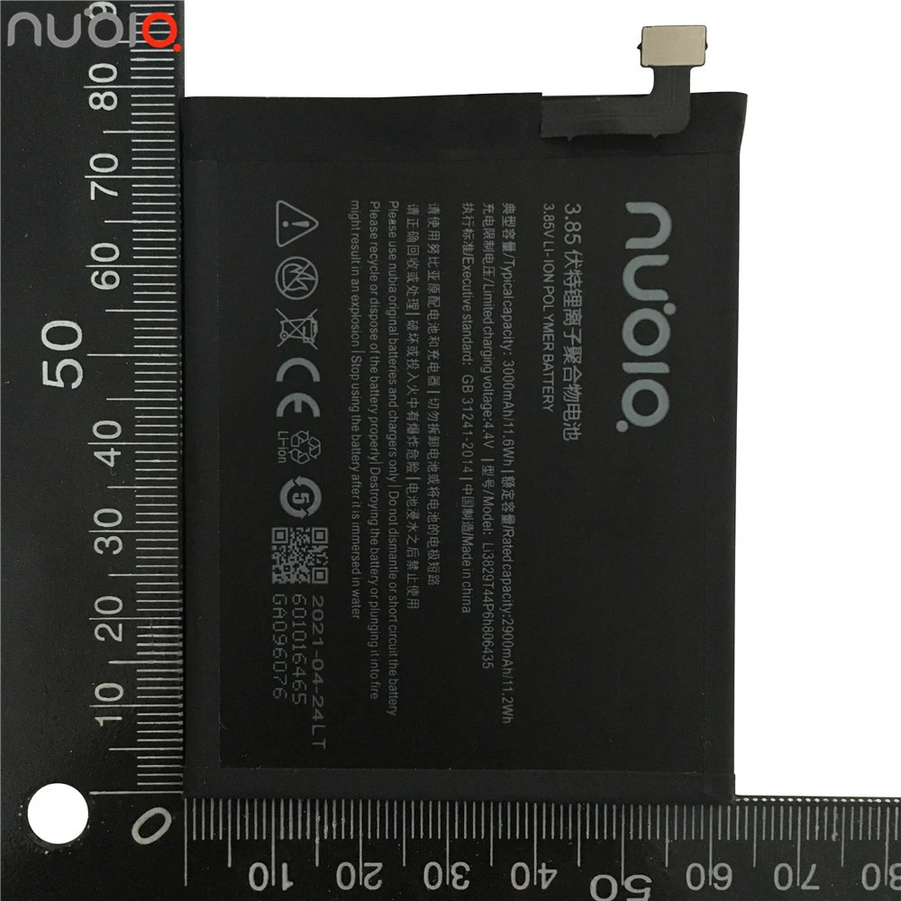 

New Original Battery for ZTE Nubia Z11 Li3829T44P6h806435 NX531J High Quality 3000mAh Rechargeable Battery +Gift Tools +Stickers
