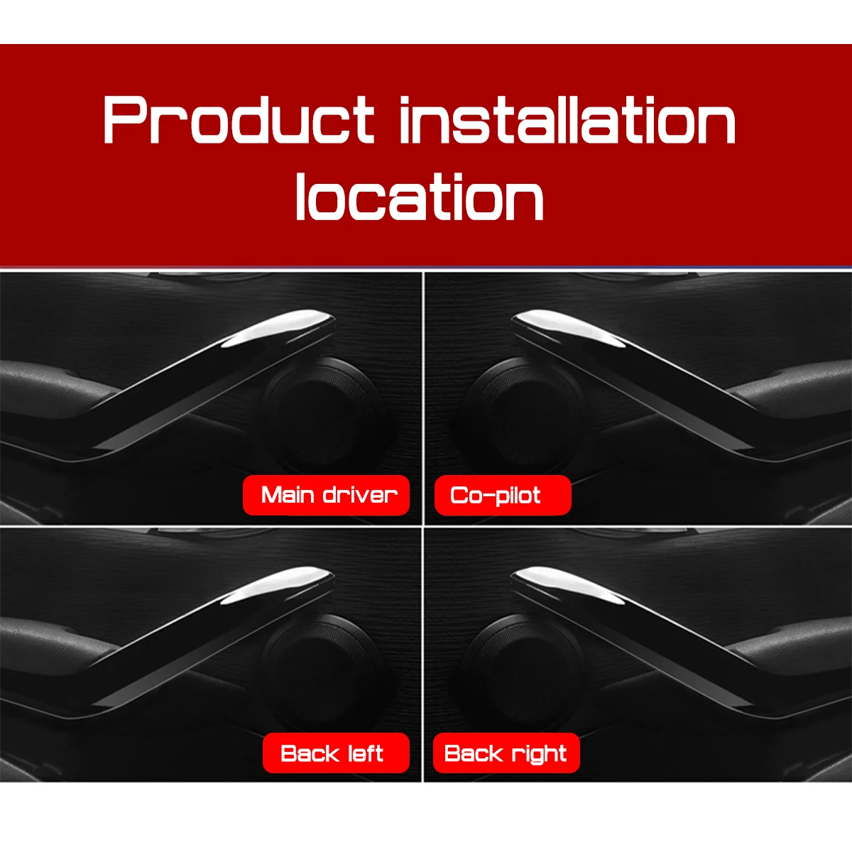 

Car Carbon Fiber Pattern Inner Door Handle Trim Panel Handle Interior Door Handles For Bmw X1 E84 2010 2011 2013 2014 2015 2016