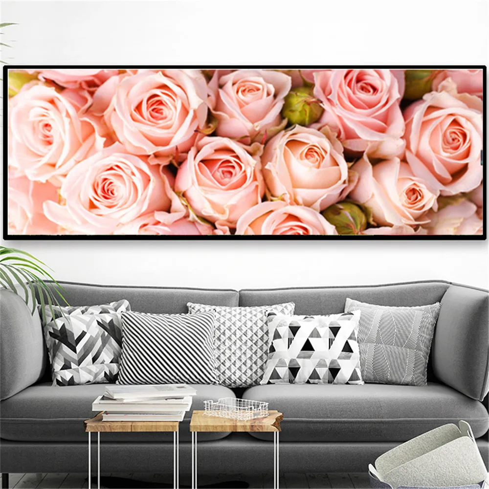Чудесная diy Алмазная вышивка крестиком цветок 5d алмазная картина полный