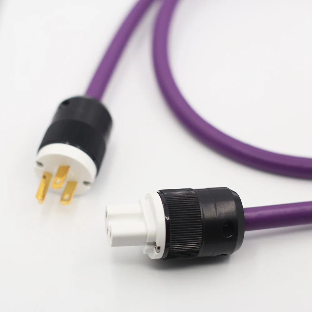 AC313 OFC кабель питания позолоченный US AC для HIFI Линия hifi аудио amp Кабель|Кабели VGA| |