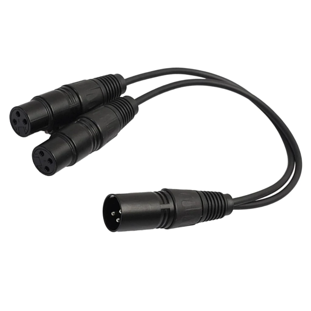 6 дюймовый XLR папа 2 Женский сплиттер кабель конвертер 3Pin DJ шнур для