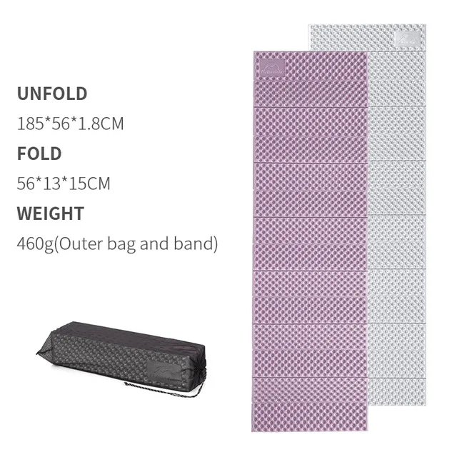 Naturehike Сверхлегкий портативный одиночный складной пенопластовый матрас для