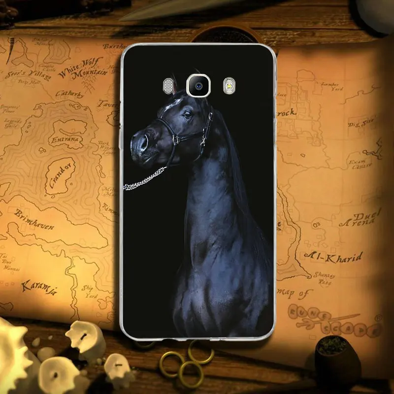 Лучшие лошадь животного мягкий чехол из ТПУ с принтом &quotдля samsung Galaxy Note 4/Note 5 8 9 10