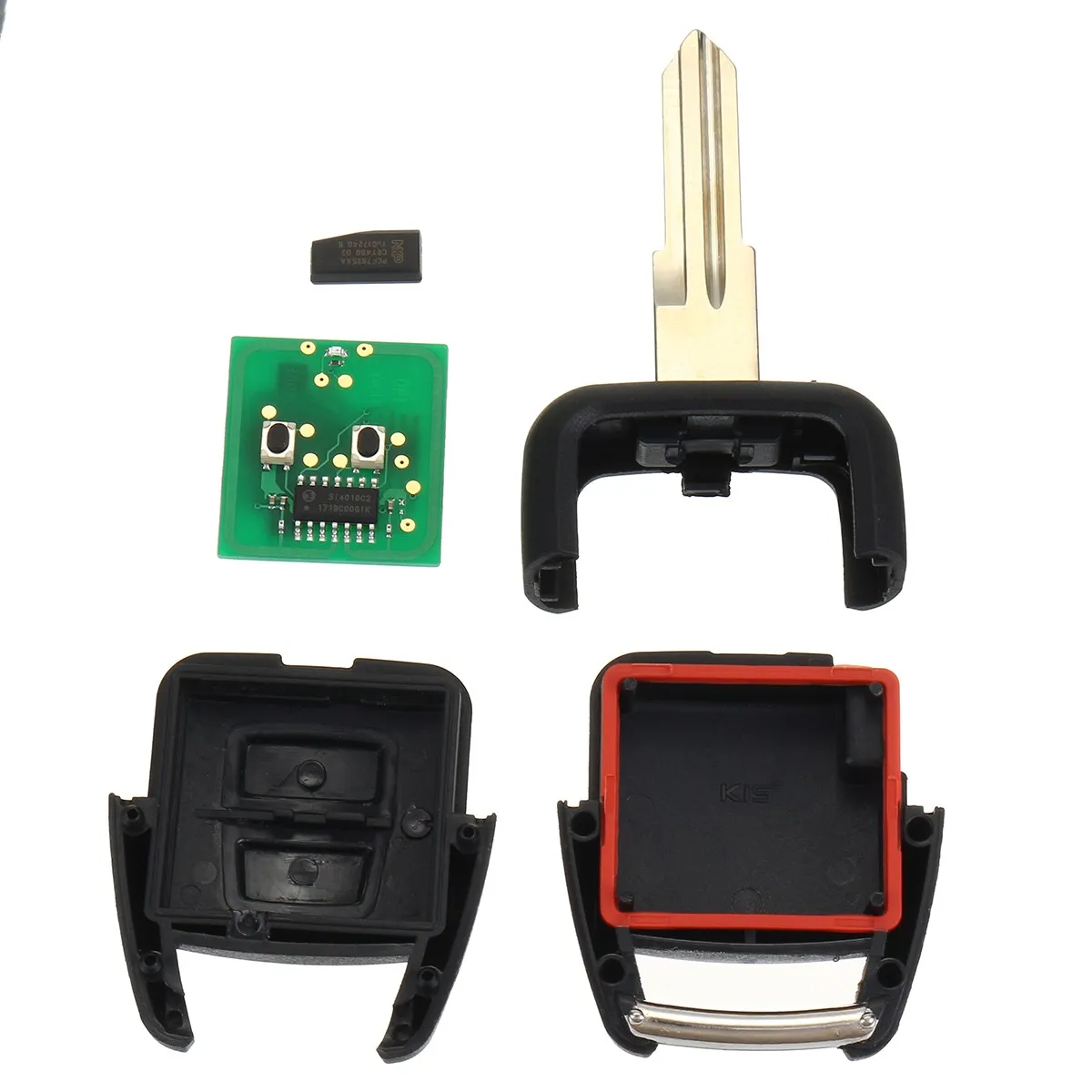 2 кнопки Автомобильный Брелок дистанционного управления с ключом чехол Корпус IN40