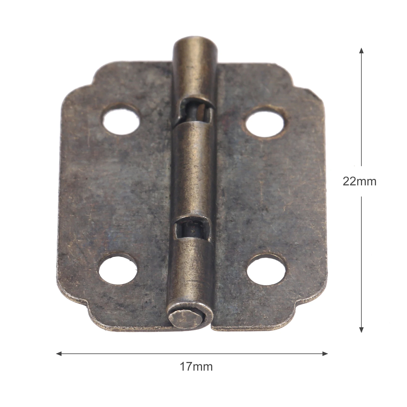 DRELD 10 шт. Античная дверь шкафа стыковые петли коробка ювелирных изделий шкаф с