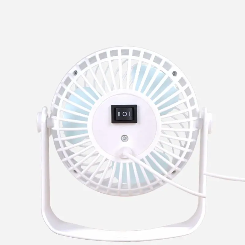

USB Clip Desk Table Fan with Strong Wind Quiet Portable 2 Speed Adjustable 360Rotatable Mini Personal Fan for Home Office Car