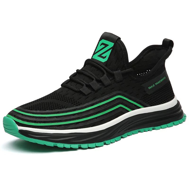 

2021 Men's Casual Shoes Summer New Fashion Flat-Bottom Breathable Sports Shoes Light Shoes Shuhua Shoes