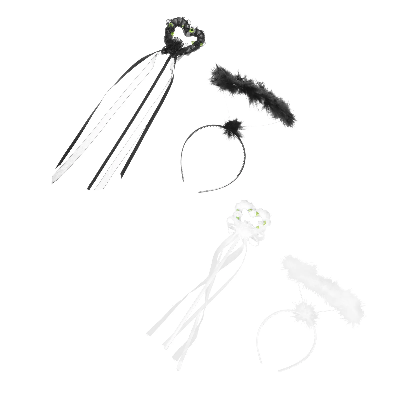 

2sets Girls Beautiful Fairy Sticks Supply Children Holiday Party Costume