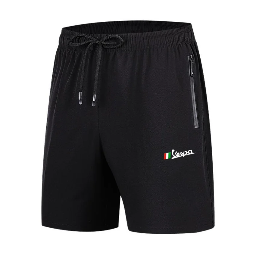 

Vespa 2021 Summer New Logo Men's Fitness Sports Fashion Casual Morning Running Training Basketball Equipment Elastic Thin Shorts