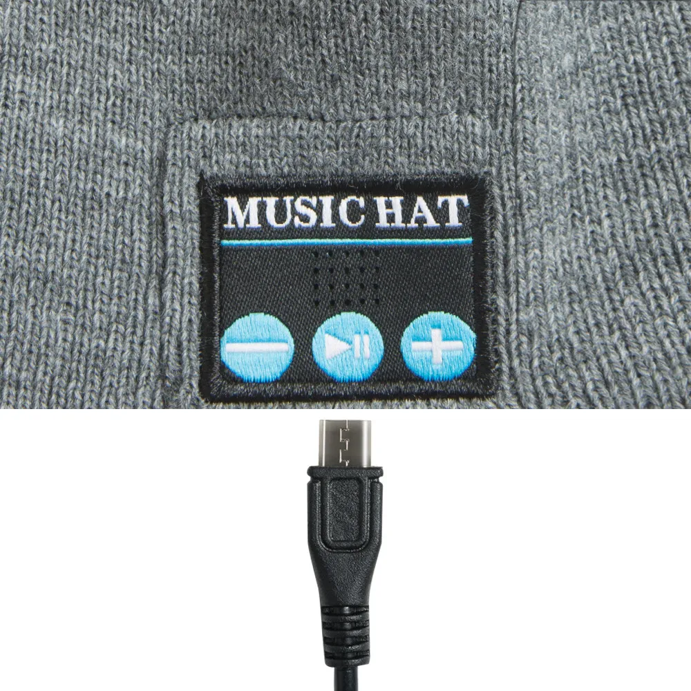 Для мужчин Bluetooth Беспроводной шапочка вязаная женщин осень-зима громкой связи