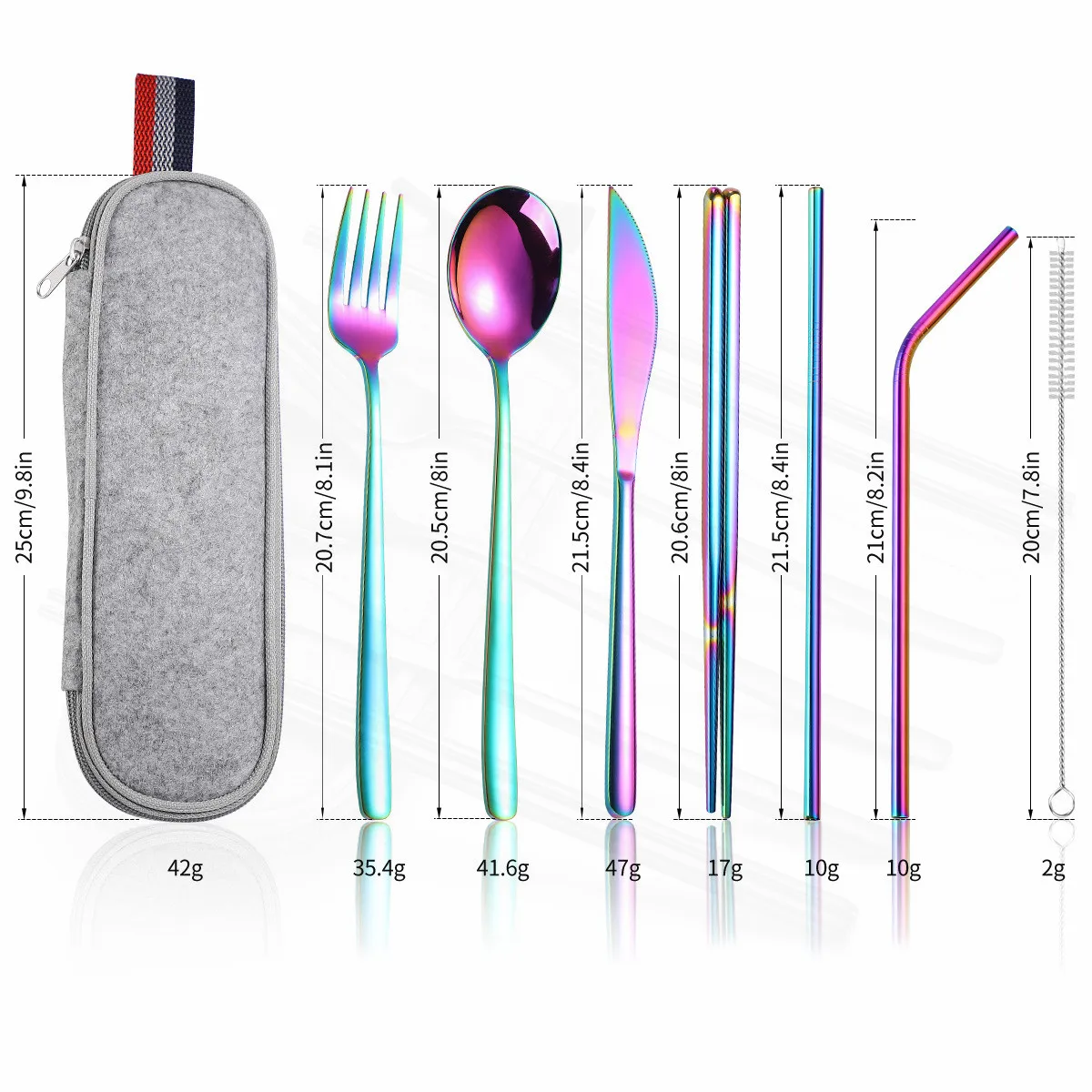 Столовые приборы из нержавеющей стали столовые портативный столовый набор