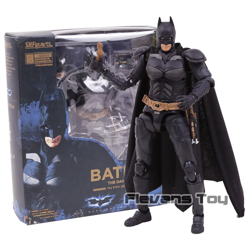 box DC Бэтмен Темная ночь shf Action Figure Коллекционная модель игрушки - Цвет: box
