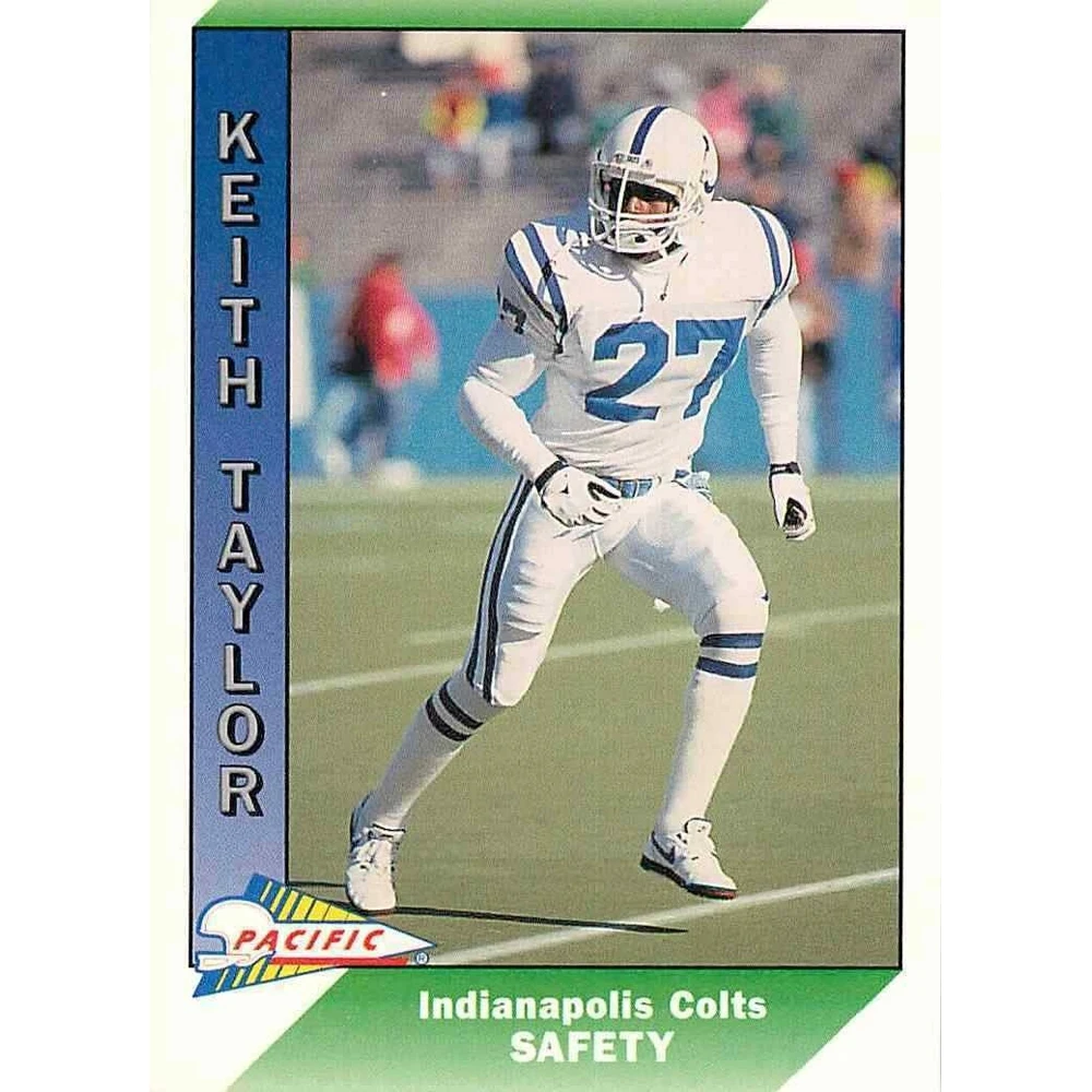 Pacific 1991 NFL PRO Коллекционная карточка американский футбол №202 Keith Taylor | Игрушки и