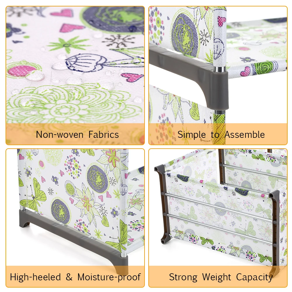 Многоуровневая книжная полка креативная для хранения обуви книг растений разное