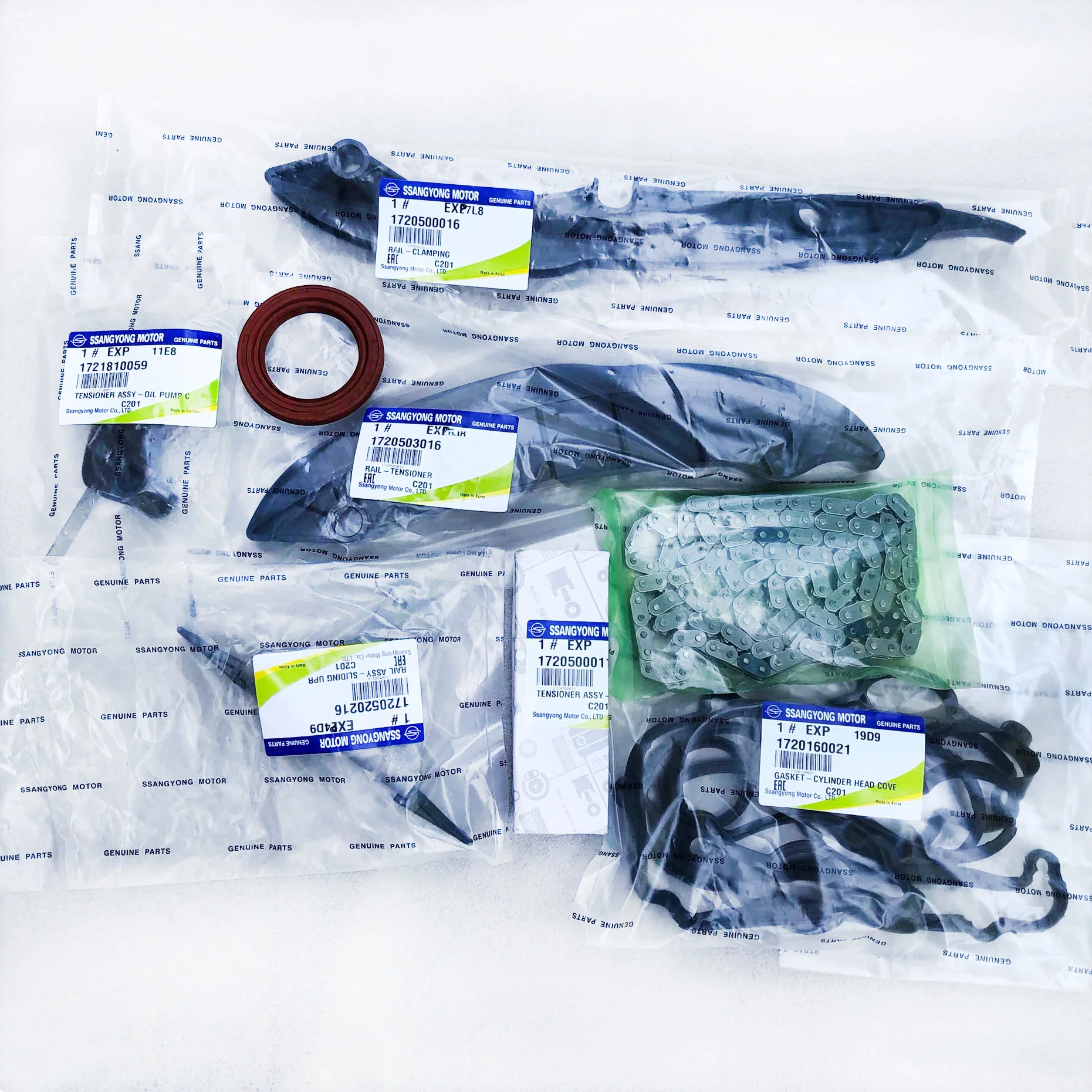 OEM 1720500011 1729979094 8 шт. перегородка синхронизации цепи двигателя натяжитель набор