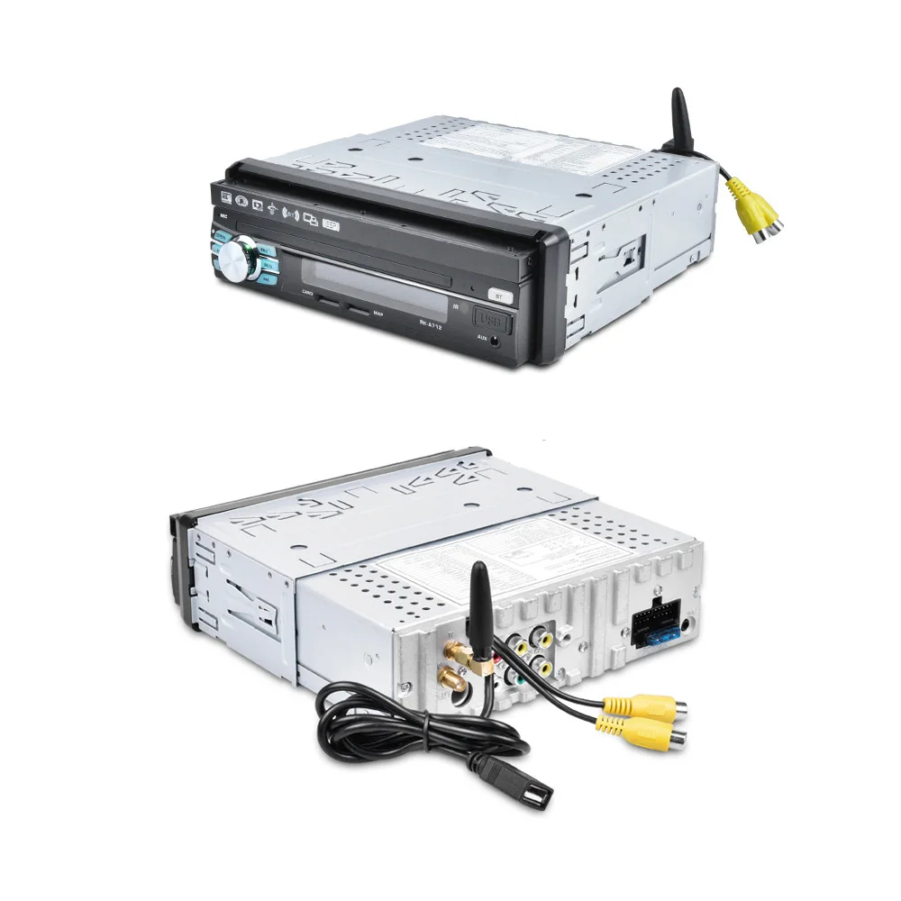 Автомобильная телескопическая магнитола Podofo Android 2din 7 дюймов четырехъядерный