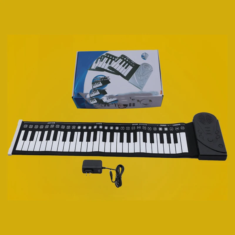 Фото Хит продаж клавиатура с голосовым управлением складное ручное пианино