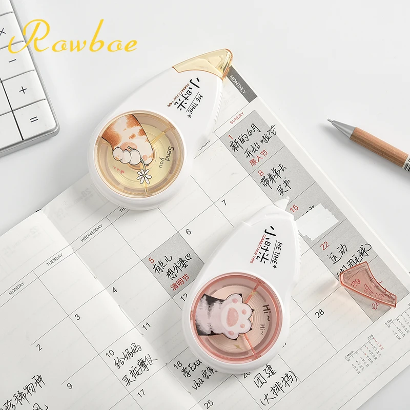 Канцелярские принадлежности ROWBOE Корейская маленькая и свежая коррекция с милым