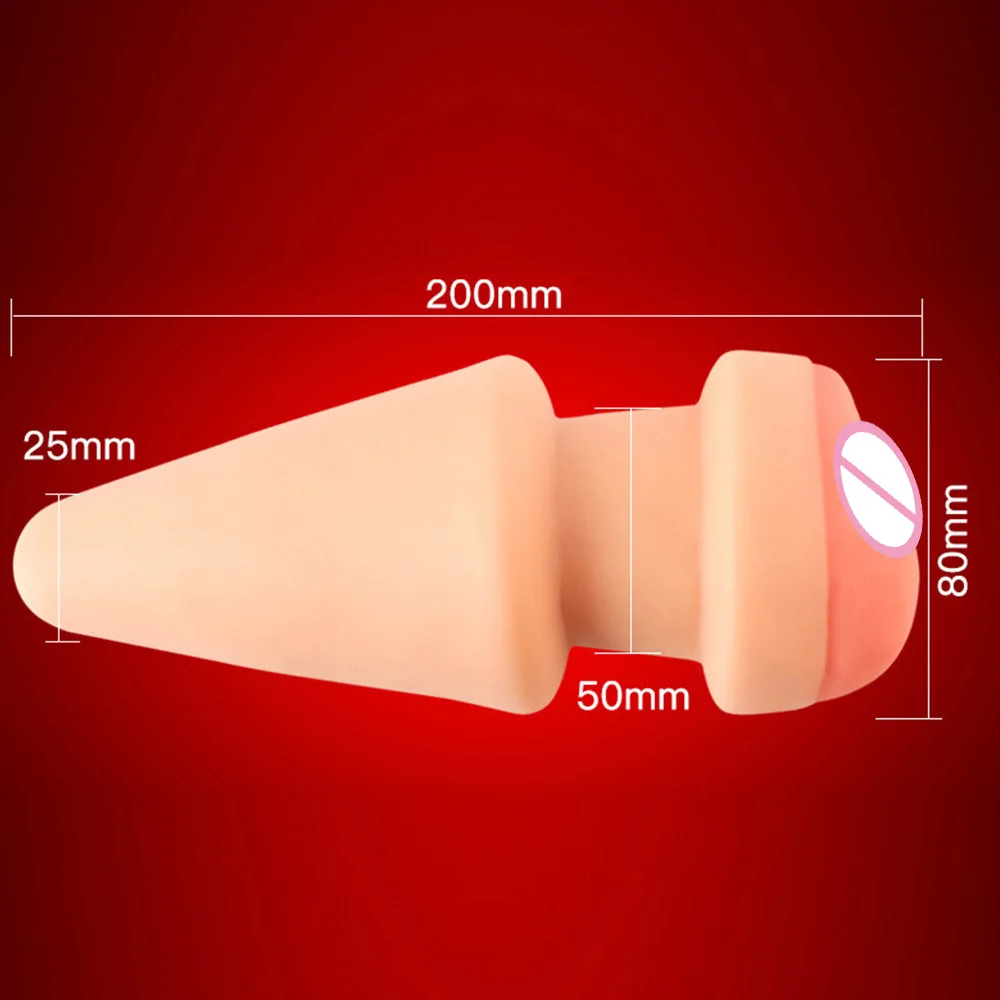 Большой анальный Фалло-имитатор массаж попки мастурбатор в виде влагалища