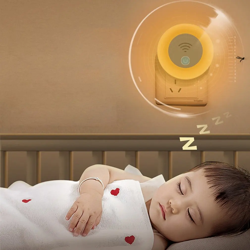 

Round Electronic Mosquito Killer Physical Mosquito Repellent Insects And Flies Easy To Use Non-toxic Repellent