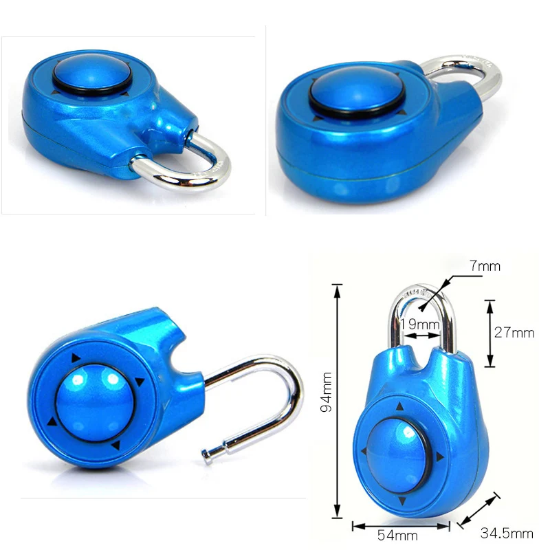 Замок для багажа винтажный замок с почтовым ящиком и умным замком тренажерного