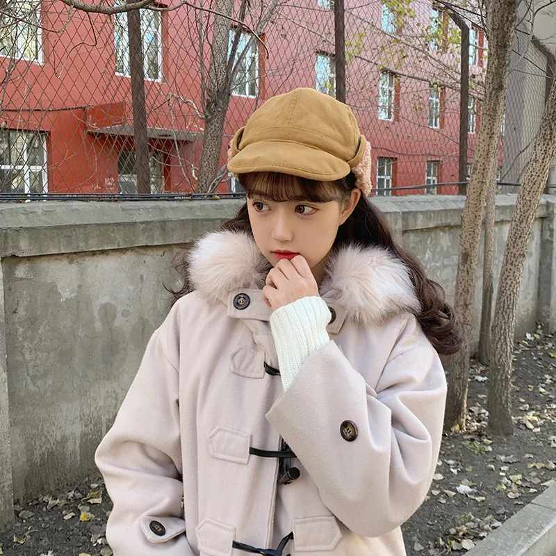 Милые зимние шапки бомберы для женщин мальчиков и девочек шерстяная хлопковая