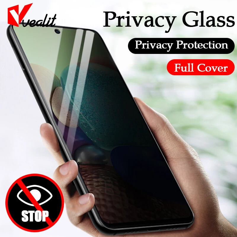 

Anti spy Privacy Tempered Glass for Samsung Galaxy S21 Plus A72 A52 A32 A12 A02S A42 A21S A22 M02 M21 M31 M51 Screen Protector