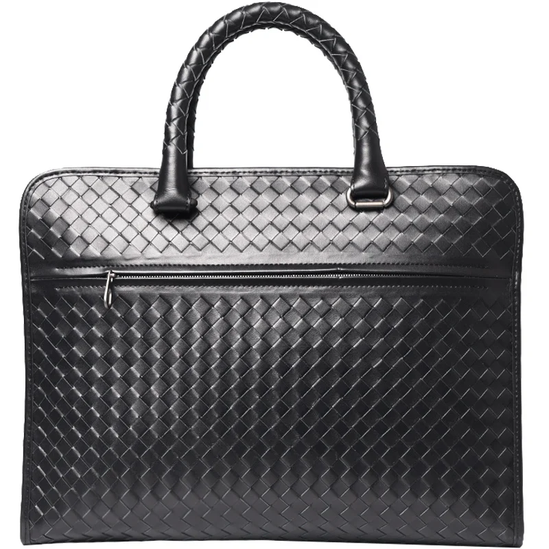 

Men's briefcase Small size Wholesale Genuine Leather Men Briefcases Laptop Office Brand Fashion Business Men's High Quality Male