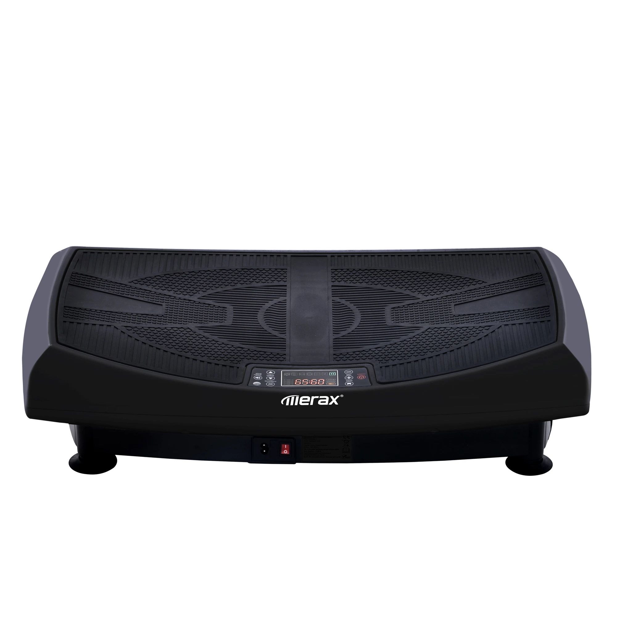 

4D-Vibrationsplatten-Trainingsgerät in gebogenem Design, dreimotorige mit LED-Licht und Bluetooth-Lautsprecher