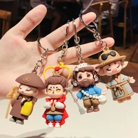 anime cartoon cute journey to the west character keychain monkey king pig bajie doll car key chain bag pendant accessories ys038