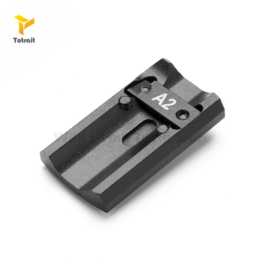 Установите вихревой/веномовый Micro Red Dot Sight Mount Base Adapter Plate For 17/19 Glock Colt 1911 Beretta 92 Guns XD S