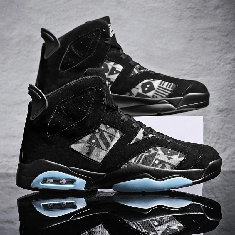 

2021 New Man Basketball Training Shoe Beige Boys High Ankles Sneakers Brand Sport Shoes Woman Lacing Basketball Boots for Unisex