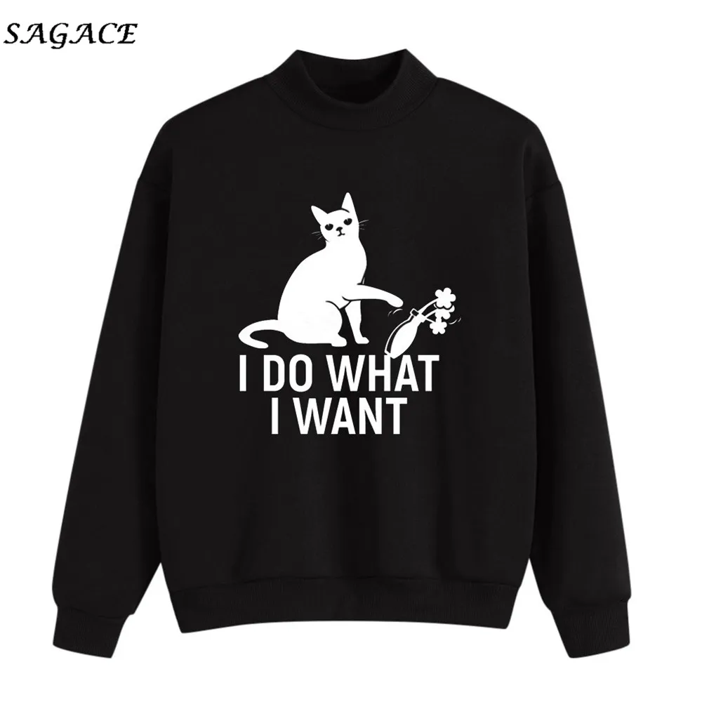 Женская кашемировая водолазка Sagace однотонная рубашка с длинным рукавом и