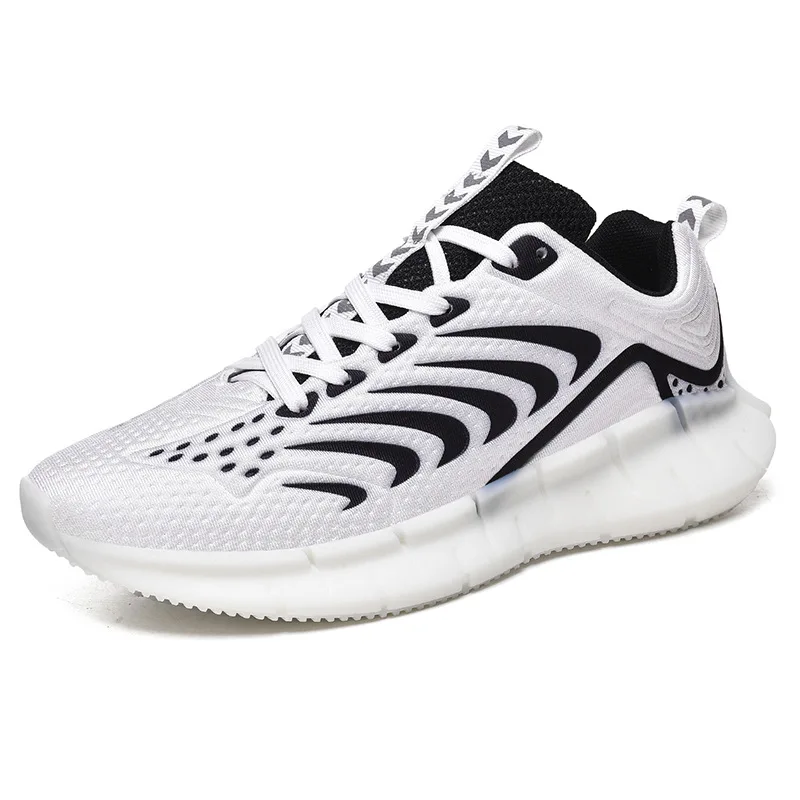 

Large Size Men's Shoes Spring Daddy Shoes Sports Casual Shoes Coconut Luminous Trend Mesh Breathable Running Shoes