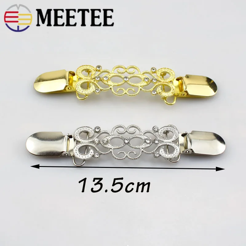 Стразы рубашка с пряжкой свитер воротник утка клип для одежды украшения