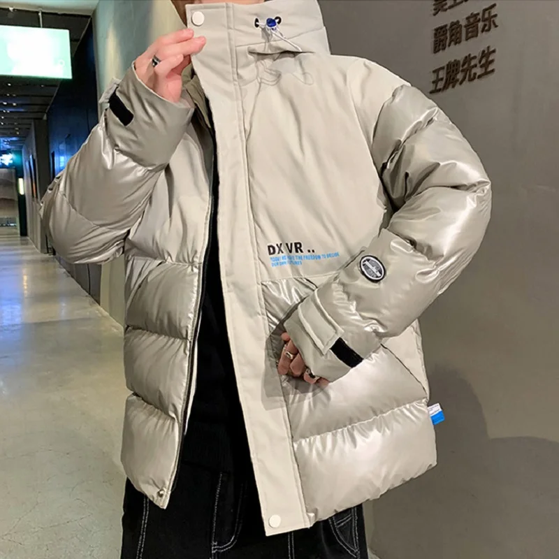 2021 New Winter Warmth Cotton-padded Clothes Trendy Fashion Hooded To Keep Warm Couple Thickening Bread Coat Ropa Para Hombre