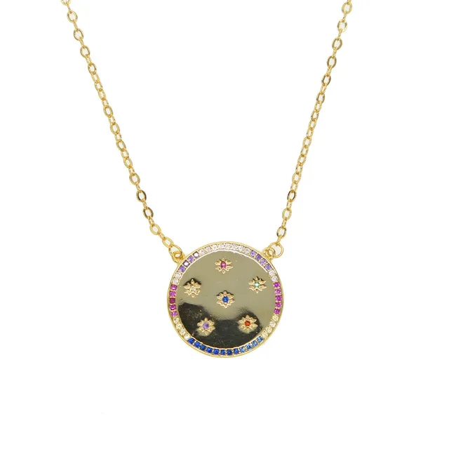 

2021 Gorgeous Stunning Luxury Women Girl Multi Layer Chain Gold Color Coin Geometric Choker Statement Fashion Collar Necklaces