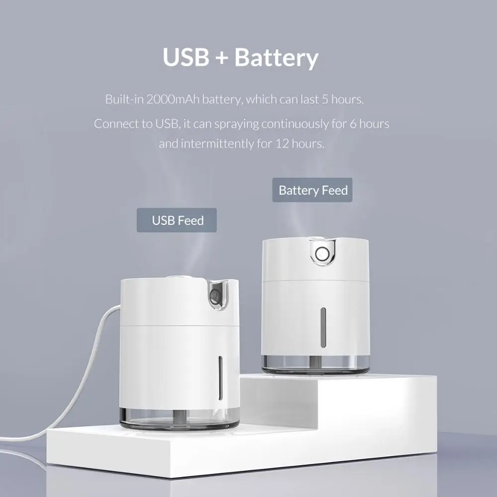 ORICO 300 мл ультразвуковой увлажнитель воздуха USB Арома эфирное масло диффузор для