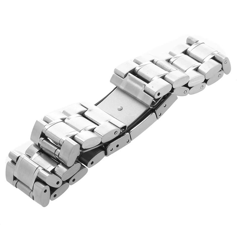 

Steel Metal Replacement Band Bracelet 20 mm as a Gift - Silver