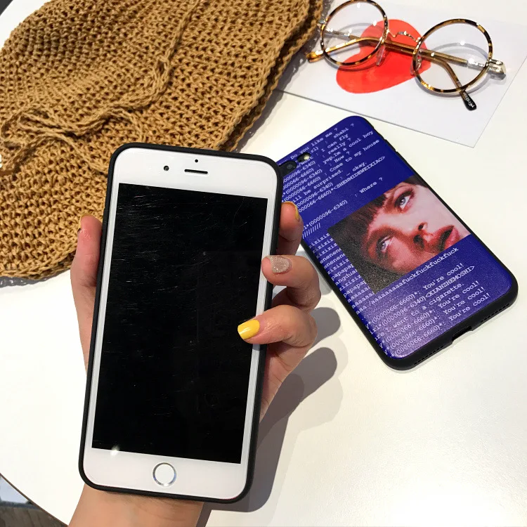 Character illustration phone case For iphone 7 Plus Retro style soft TPU Case 6 6s 6Plus 8 plus back cover Coque | Мобильные