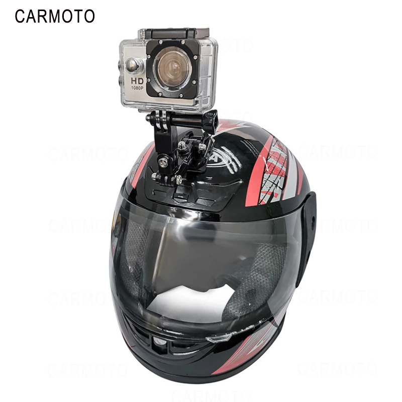 Регулируемый мотоциклетный шлем подбородок крепление для GoPro держатель камеры набор портативный strongнагрузка емкость легкий легко установить фиксированный